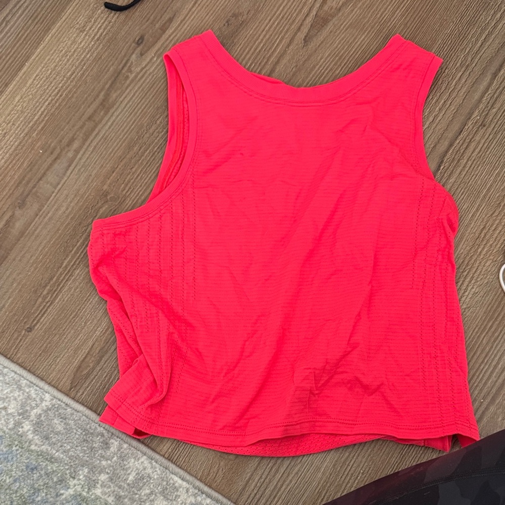 Lululemon Athletica Bright Red Tank Top